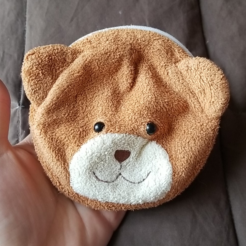 Teddy Bear Zipper Pouch
